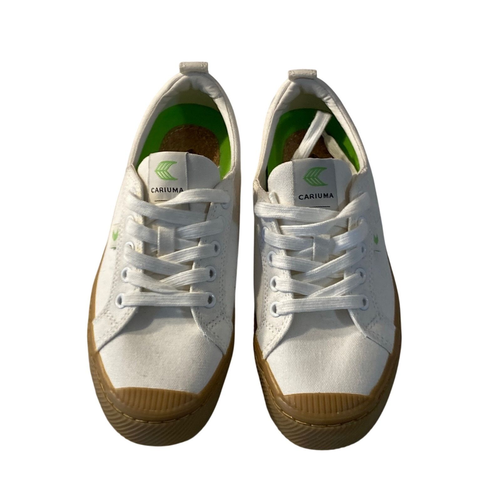 Other Cariuma OCA Low Canvas Sneakers White/Gum Size Mns 6.5/ Wm 8 Size US 6.5 / EU 39-40 - 2 Thumbnail