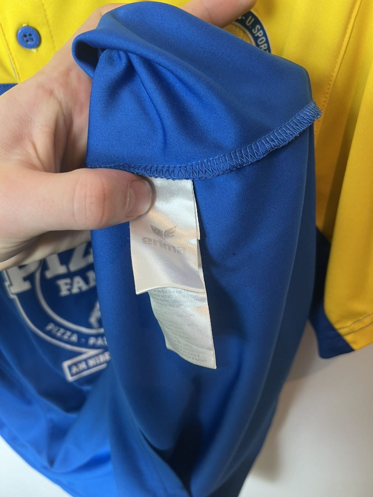 Erima Vintage Soccer Football Erima EINTRACHT BRAUNSCHWEIG Jersey Size US L / EU 52-54 / 3 - 6 Thumbnail