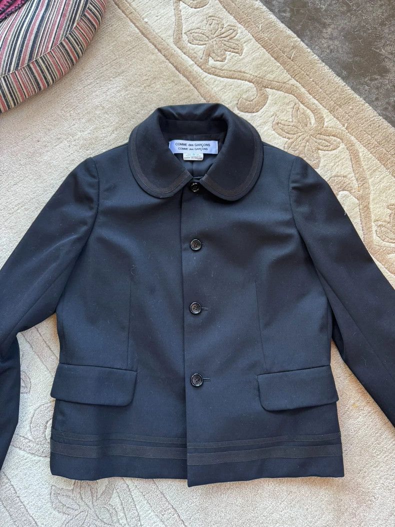 Comme des Garcons Cute Black Wool Blazer Jacket-2505 Size US M / EU 48-50 / 2 - 1 Thumbnail