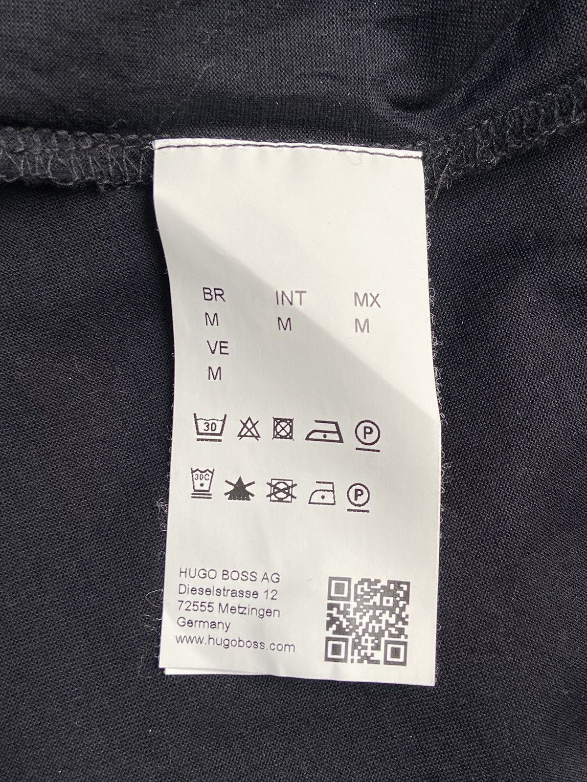 Hugo Boss HUGO BOSS Black Long T-shirt Size US S / EU 44-46 / 1 - 7 Thumbnail