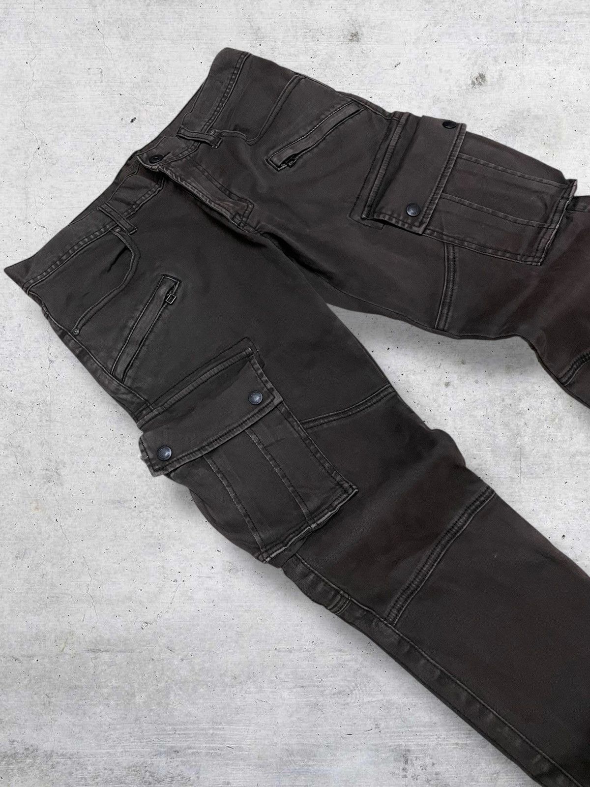Tete Homme VINTAGE TETE HOMME 90S JAPAN DESIGNER UTILITY TACTICAL CARGO Size US 30 / EU 46 - 8 Thumbnail