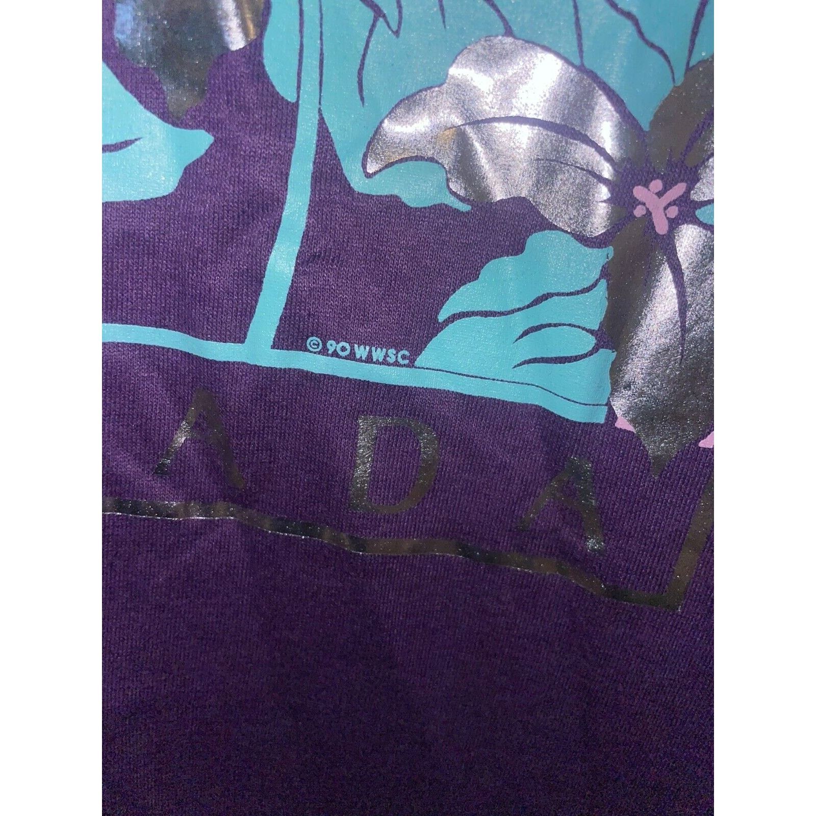 Jerzees Vintage Las Vegas Nevada Shirt Wildflower 90s Tee VTG L Size US L / EU 52-54 / 3 - 6 Thumbnail