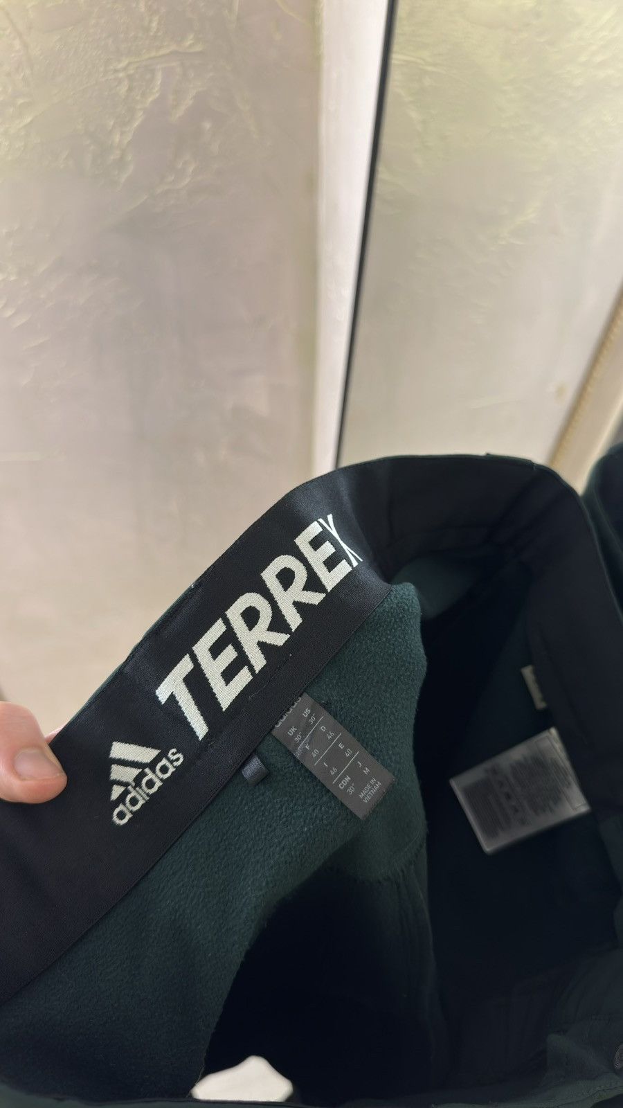 Adidas Gorpcore Adidas Terrex Yearound Fleece-Lined Softshell Pants Size US 30 / EU 46 - 8 Thumbnail