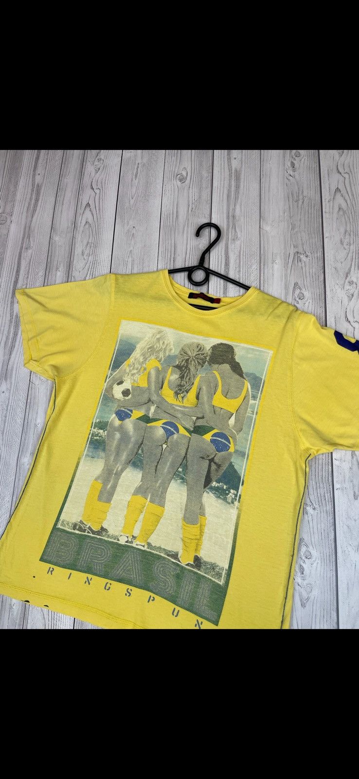 Vintage Vintage Brazil soccer tee girls rare size M yellow Brasil Size US M / EU 48-50 / 2 - 5 Thumbnail