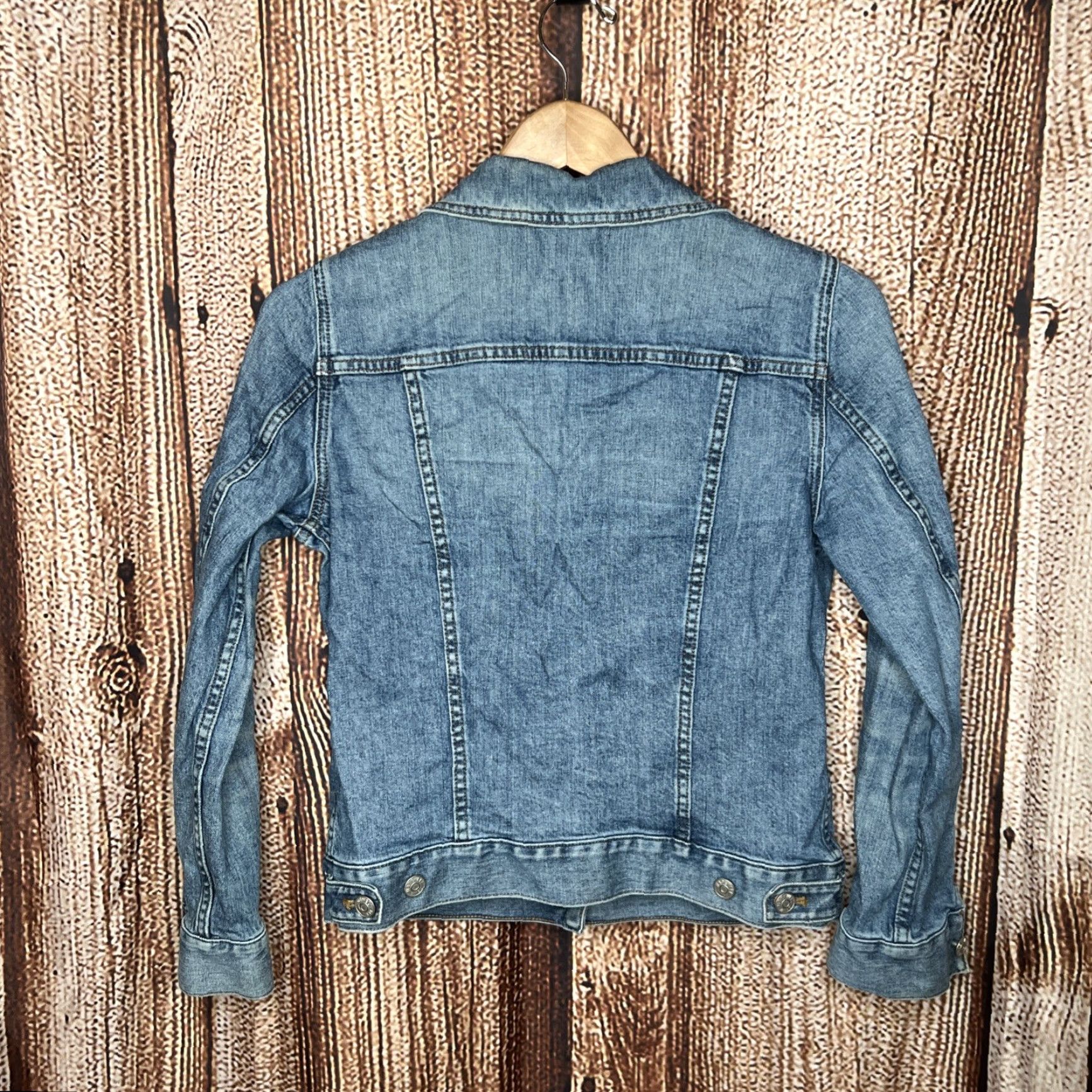 Madewell VINTAGE Madewell Women's Denim Jacket Blue Size S Jacket Women 90s Classic Casual Size 28" / US 6 / IT 42 - 3 Thumbnail