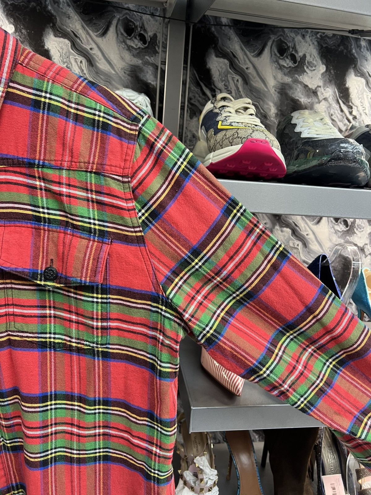Off-White Off-White Spray Check Shirt Size US M / EU 48-50 / 2 - 6 Thumbnail
