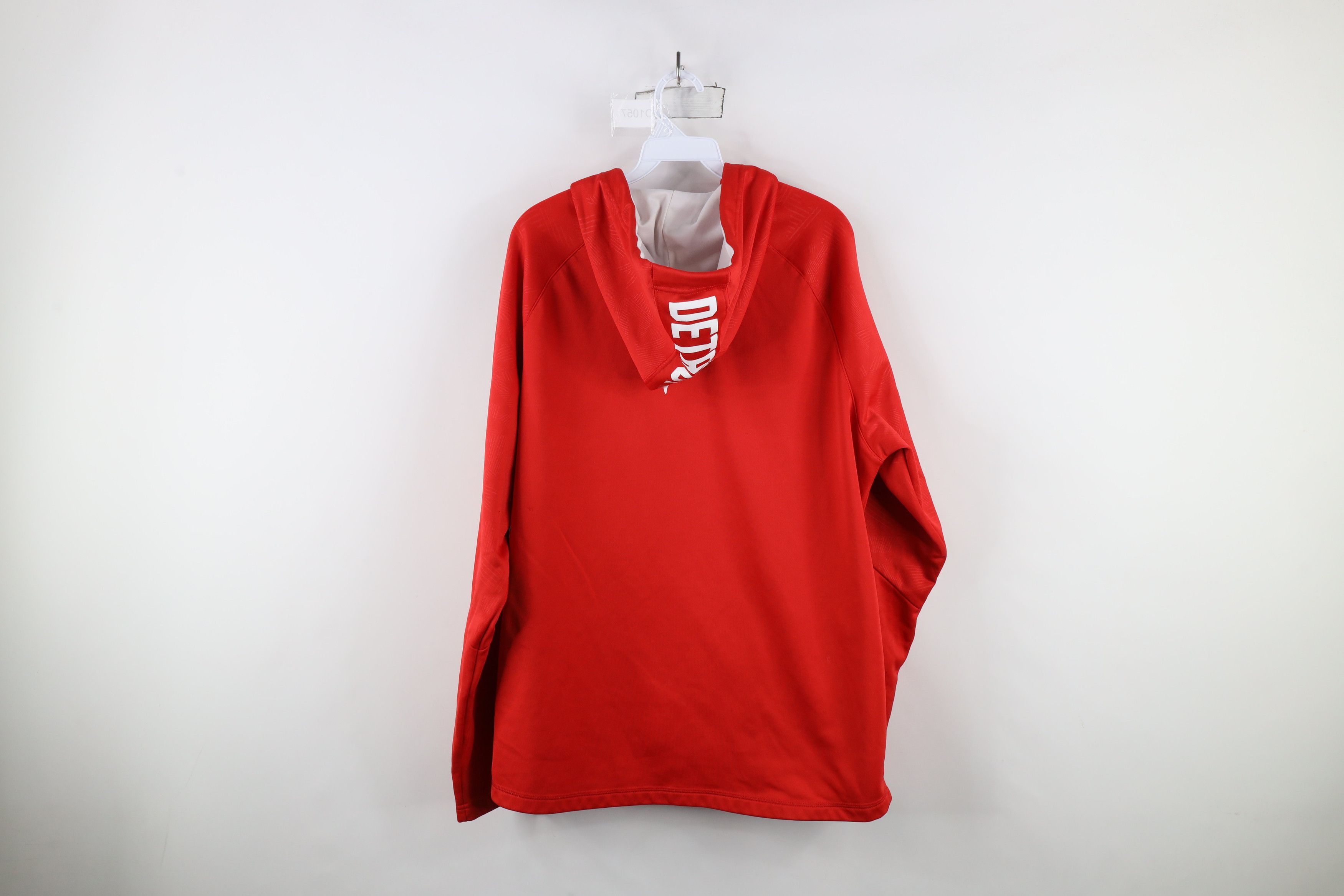 Vintage Fanatics Spell Detroit Red Wings Hockey Hoodie Sweatshirt Size US XL / EU 56 / 4 - 15 Thumbnail