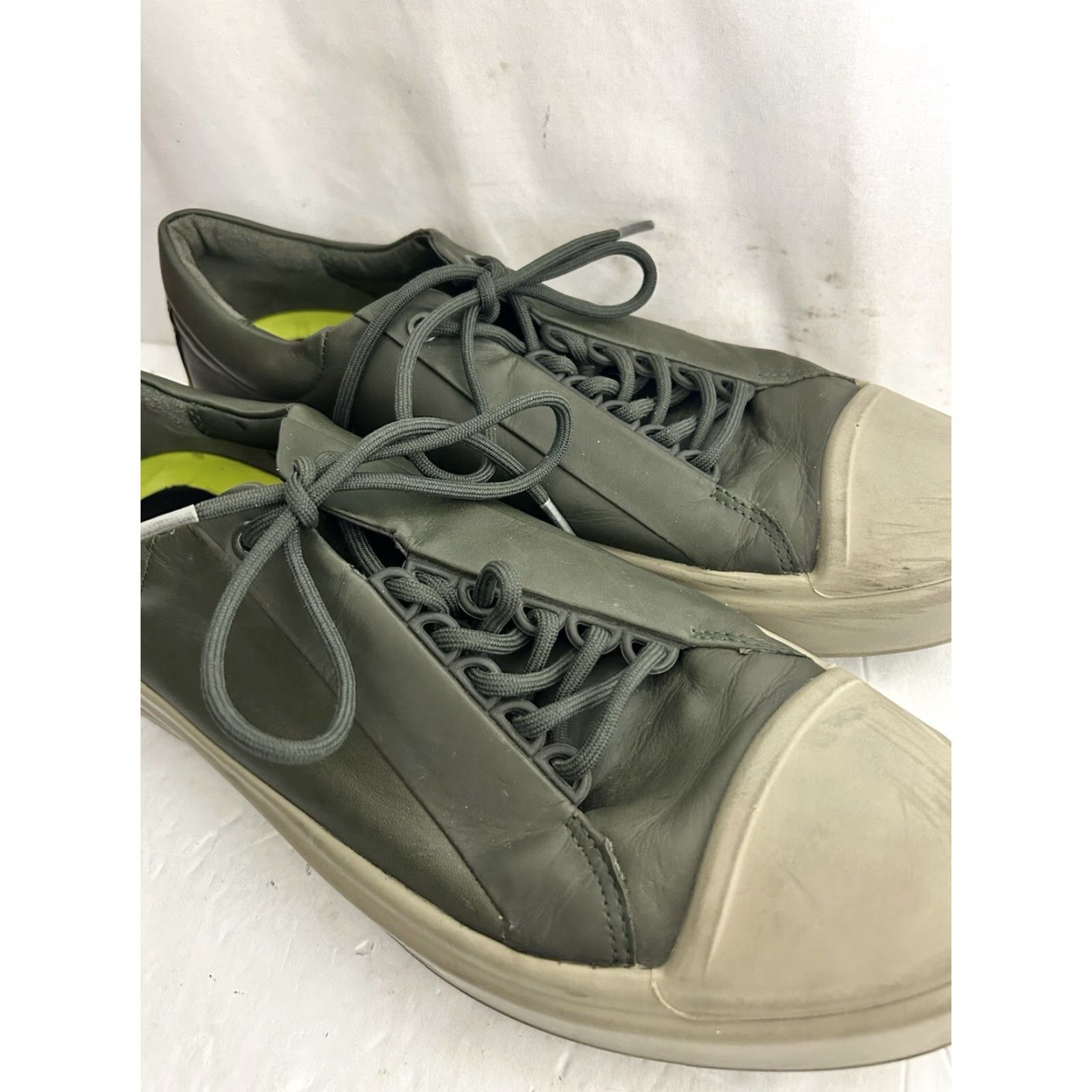 Ecco ECCO Sneaker Men Standard Deep Forest Leather ECCO Flexure T-Cap Low Top Lace Up US 10 EU 44 Shoe Size US M / EU 48-50 / 2 - 3 Thumbnail
