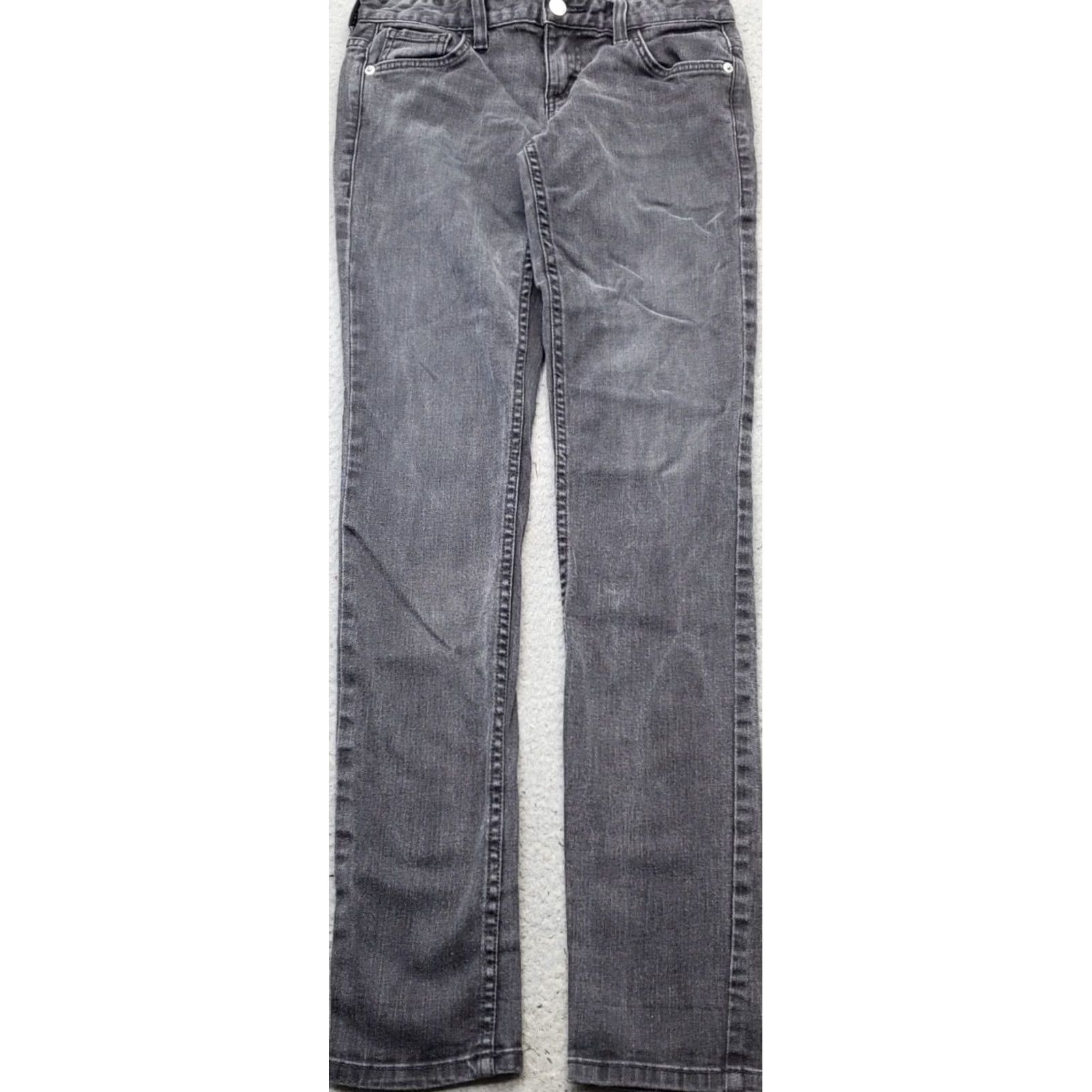 Armani Exchange AX Armani Exchange Jeans Womens 0R Gray Denim Stretch Slim Fit Straight Leg Jeans Size 25" / US 0 / IT 36 - 2 Thumbnail
