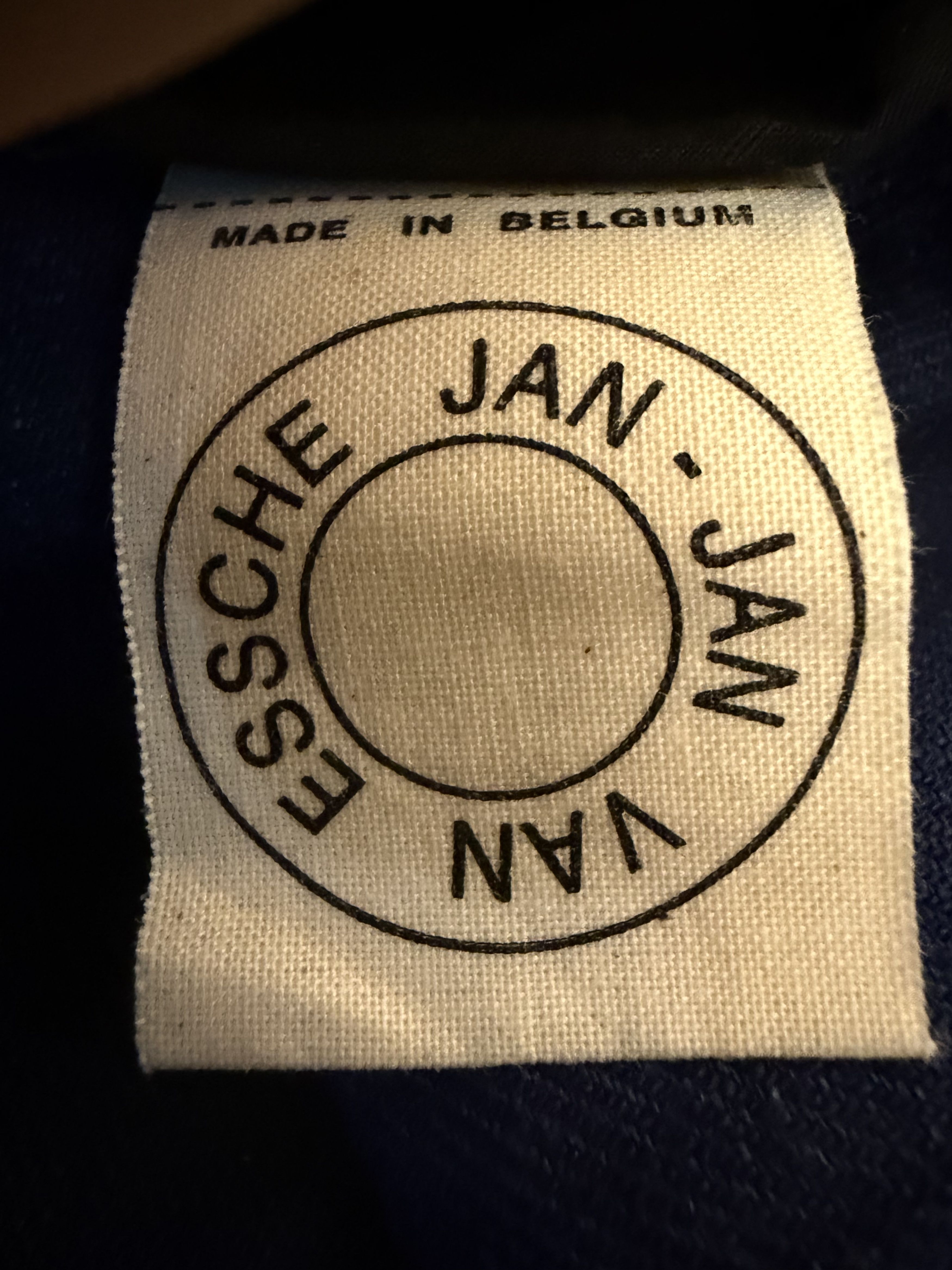 Jan Jan Van Essche Wide-Leg Indigo Linen Drop Crotch Trousers Size US 34 / EU 50 - 5 Thumbnail