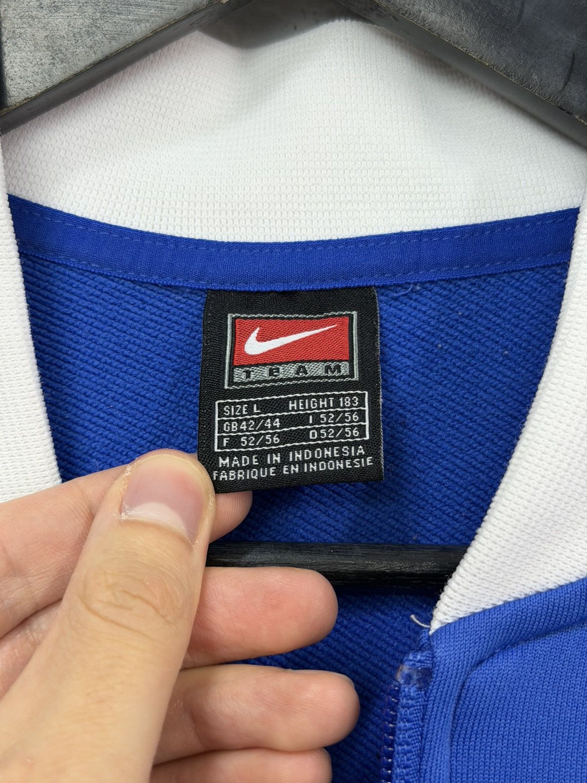 Nike Vintage Nike Brazil 90’s Track Jacket Big Logo Brasil Y2K Size US L / EU 52-54 / 3 - 9 Thumbnail