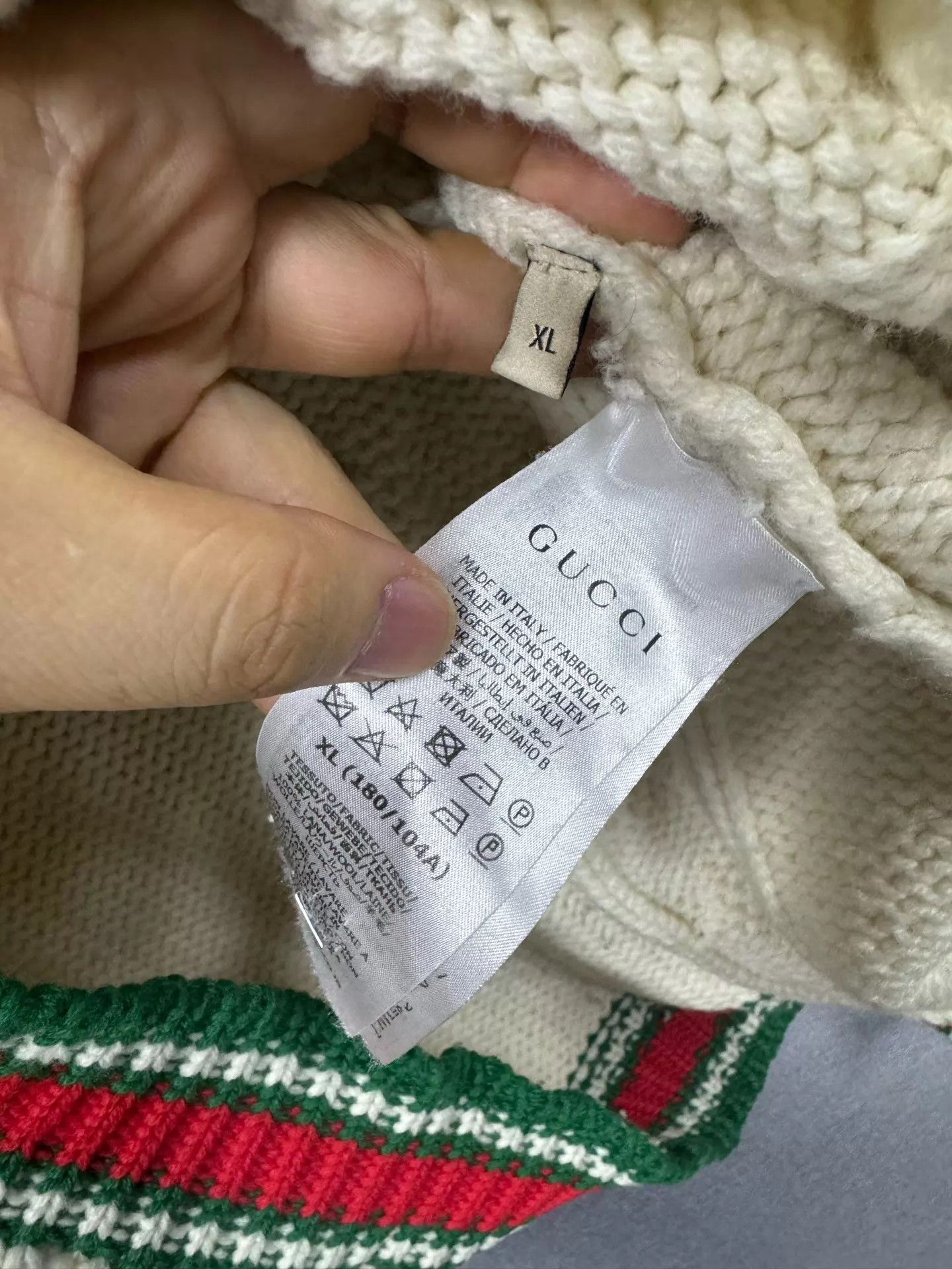 Gucci Gucci knit sweater zip jacket XL like new Size US XL / EU 56 / 4 - 5 Thumbnail