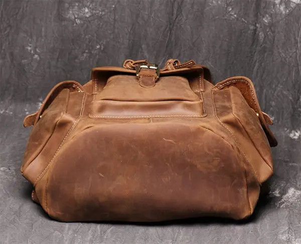 Genuine Leather × Japanese Brand Vintage Leather Backpack for Women Size ONE SIZE - 4 Thumbnail