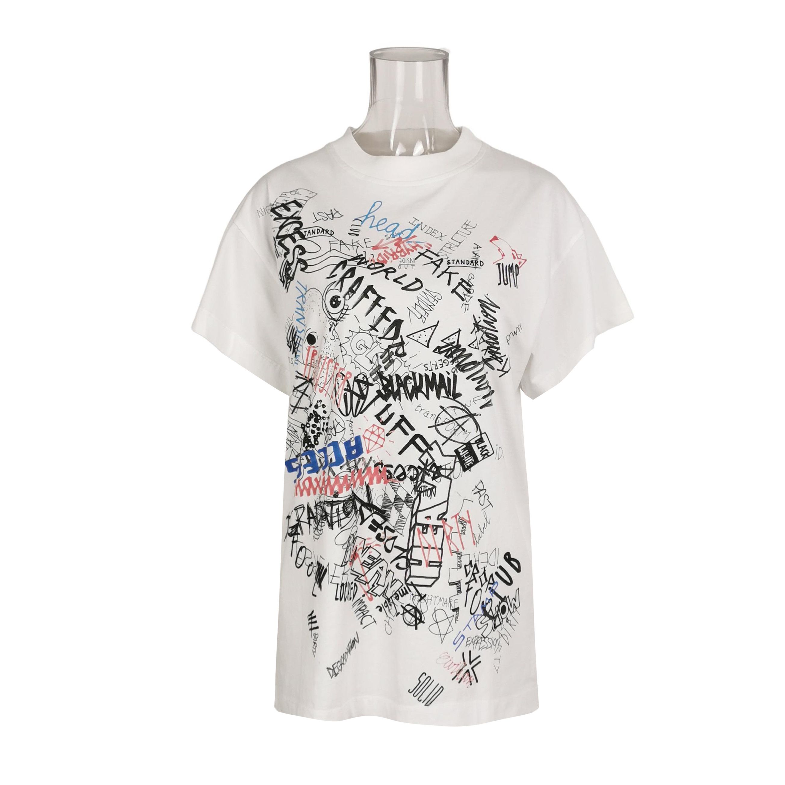 Maison Margiela Maison Margiela Graffiti Print T-Shirt Size XS Size XS / US 0-2 / IT 36-38 - 1 Thumbnail