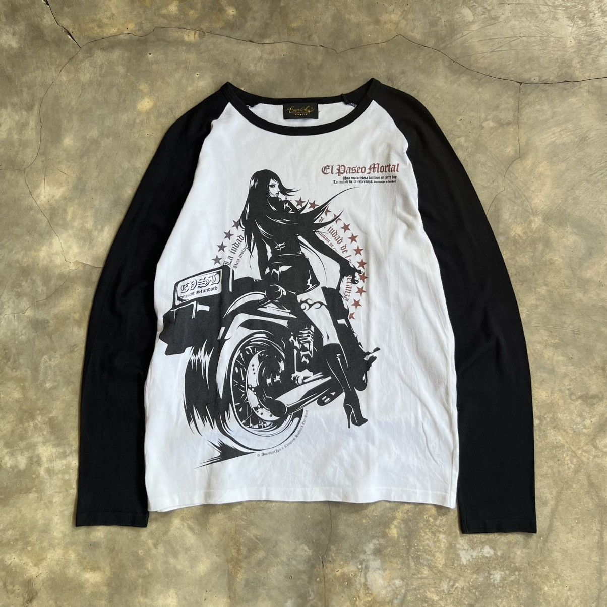 2000s Ever Soul Vkei Style Anarchist Longsleeve Shirt