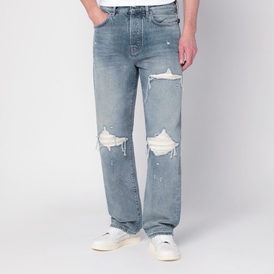 Amiri o1d2blof0226 Jeans With Rips in Light Blue Size US 31 - 1 Thumbnail