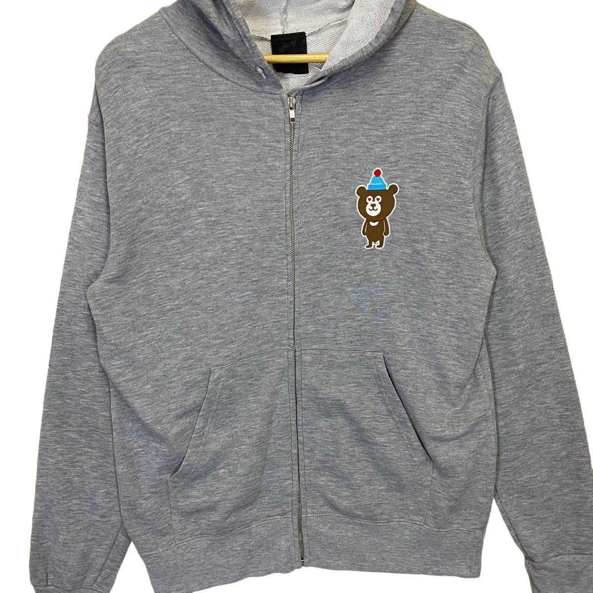 Beams Plus Beams Plus Big Logo Bear Spellout Fullzip Hoodie Size M Size US M / EU 48-50 / 2 - 8 Thumbnail
