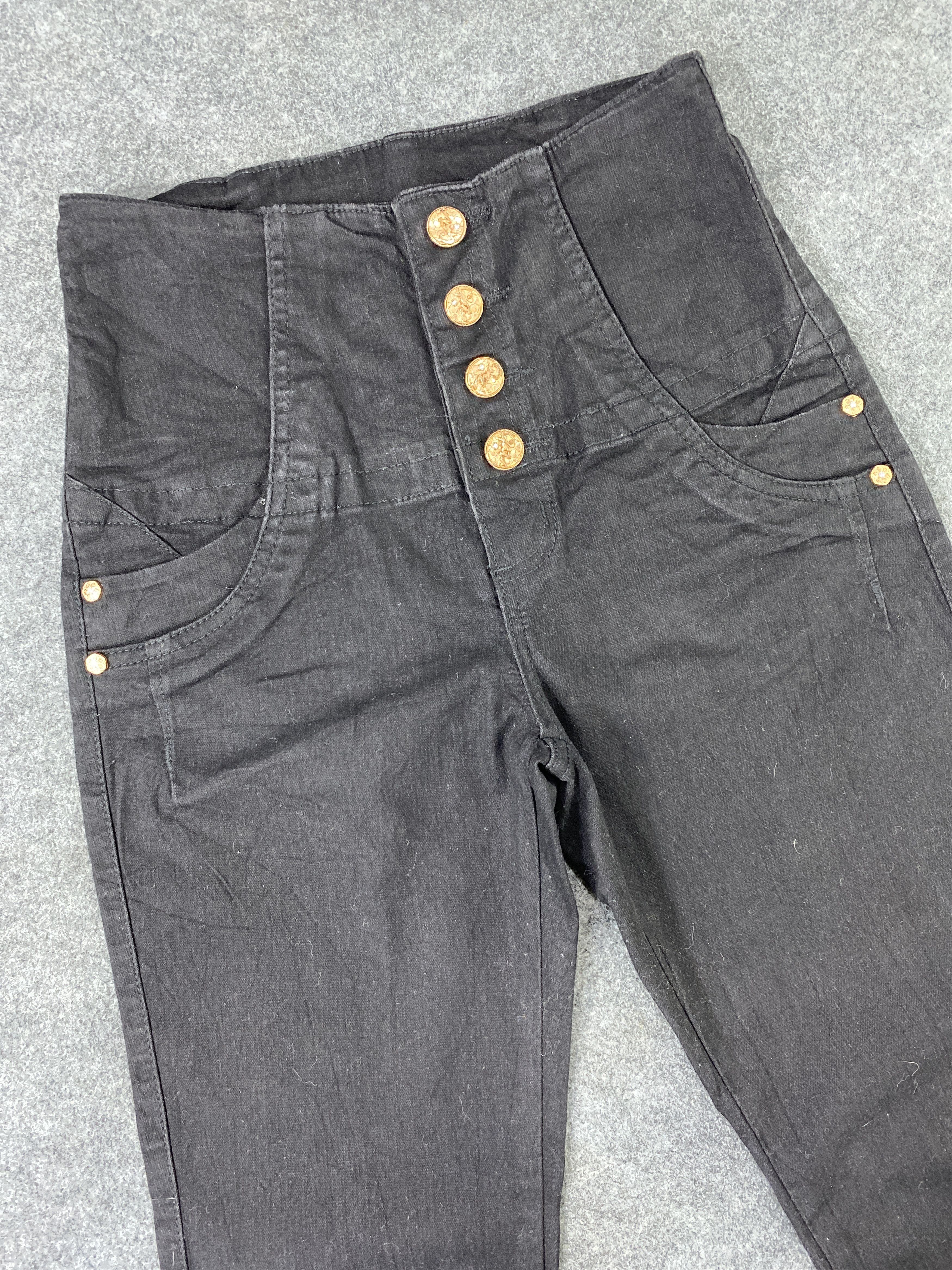 Jean Gata Black Denim - J1017 Size 26" / US 2 / IT 38 - 5 Thumbnail