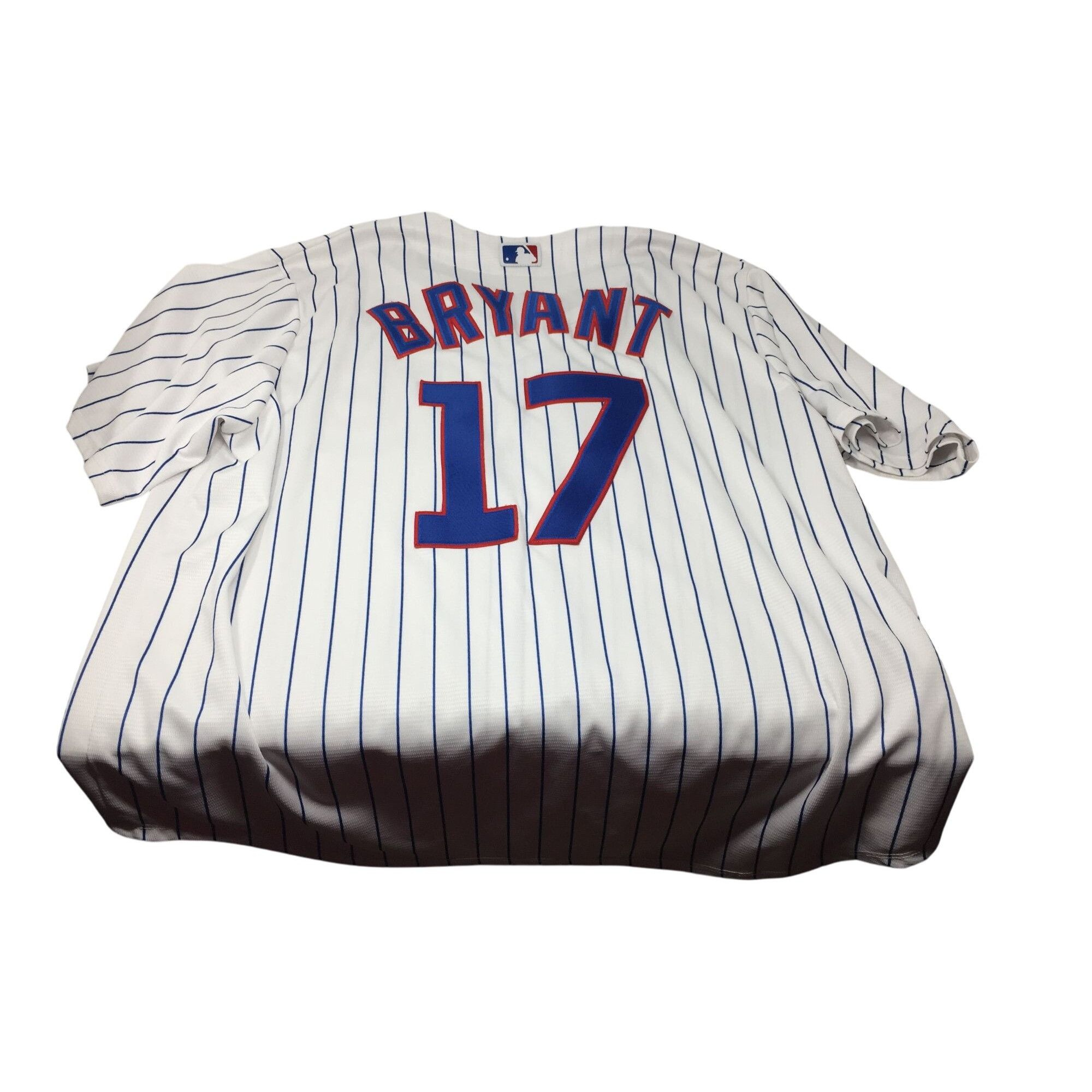Other Vintage Chicago Cubs Kris Bryant #17 White and Blue Striped Size US XXL / EU 58 / 5 - 4 Thumbnail