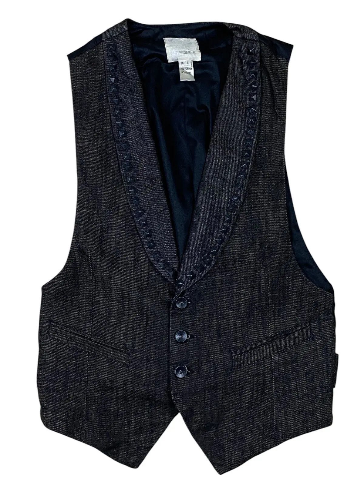 Diesel Vtg Diesel Vest Punk Style Size US S / EU 44-46 / 1 - 1 Thumbnail