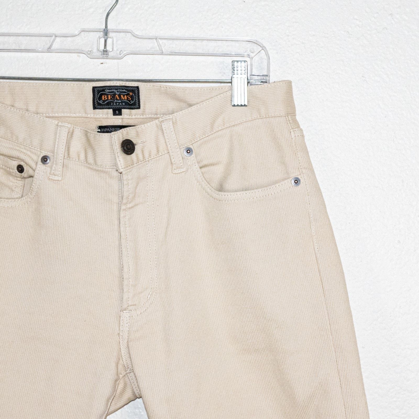 Beams Plus Beams Plus Japan Men's Small Corduroy Pants 5-Pocket Beige Size US 30 / EU 46 - 7 Thumbnail