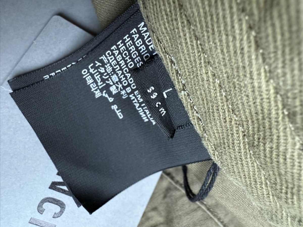 Balenciaga Balenciaga x Demna khaki military logo cap hat Grail L Size ONE SIZE - 15 Thumbnail