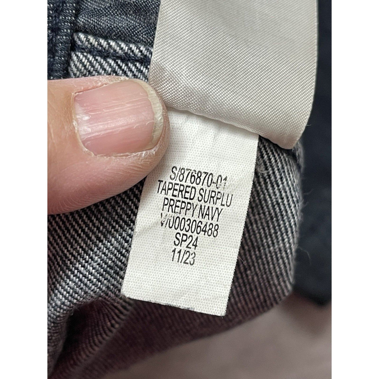 Banana Republic Banana Republic 38x30 Tapered Surplus Cargo Pants Navy Blue Size US 38 / EU 54 - 8 Thumbnail