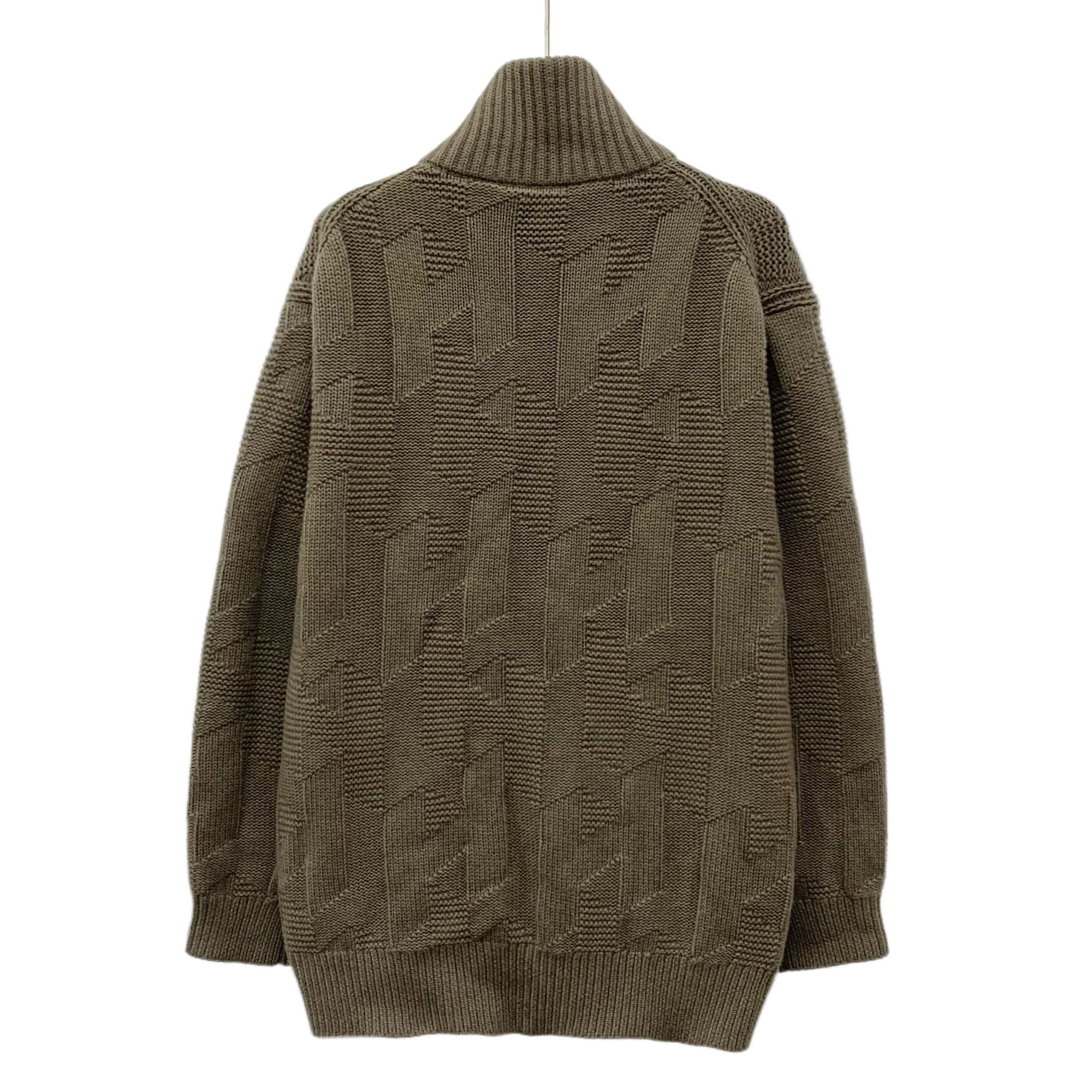 Hermes Hermes Textured Wool Zip Knit Jacket (XXS) Size XXS / US 00 / IT 34 - 9 Thumbnail
