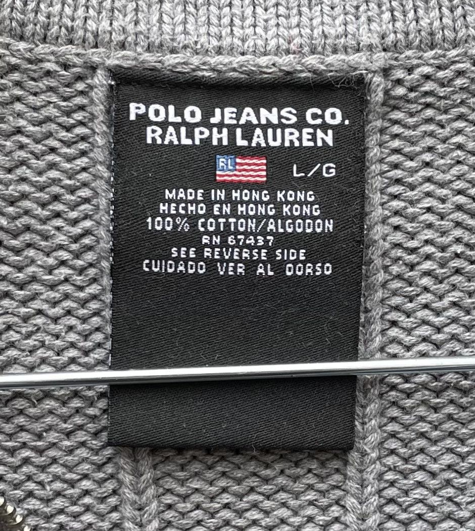 Polo Ralph Lauren Vintage 90s Polo Jeans Co Ralph Lauren Mens Sweater LRG Size US L / EU 52-54 / 3 - 2 Thumbnail