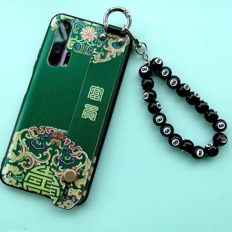 Vintage Creative Punk Acrylic Black Billiards 8 Ball Beads Key Chain Size ONE SIZE - 5 Thumbnail