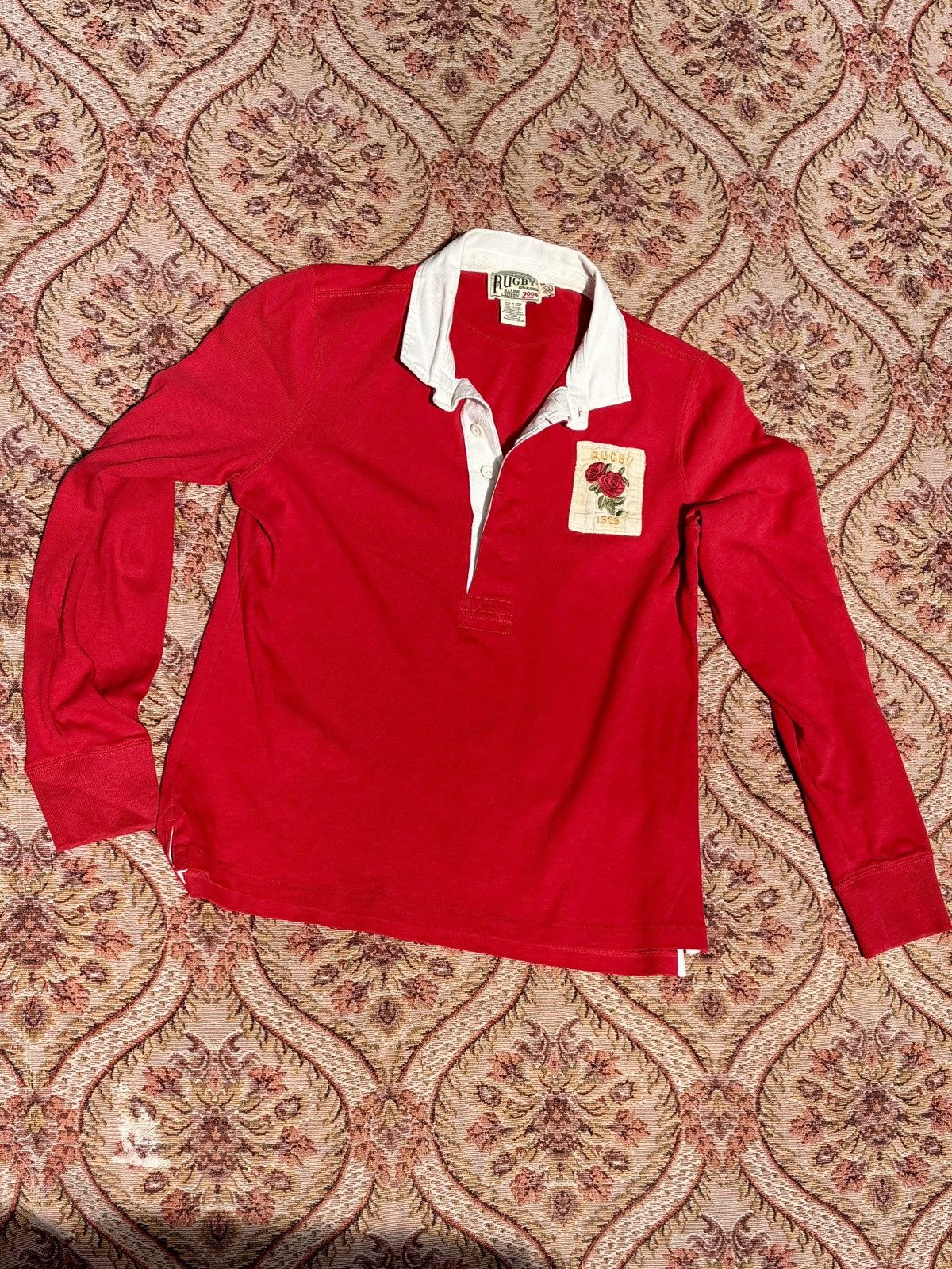 Rugby Ralph Lauren RUGBY RALPH LAUREN 2004 red rugby polo Size US XS / EU 42 / 0 - 6 Thumbnail