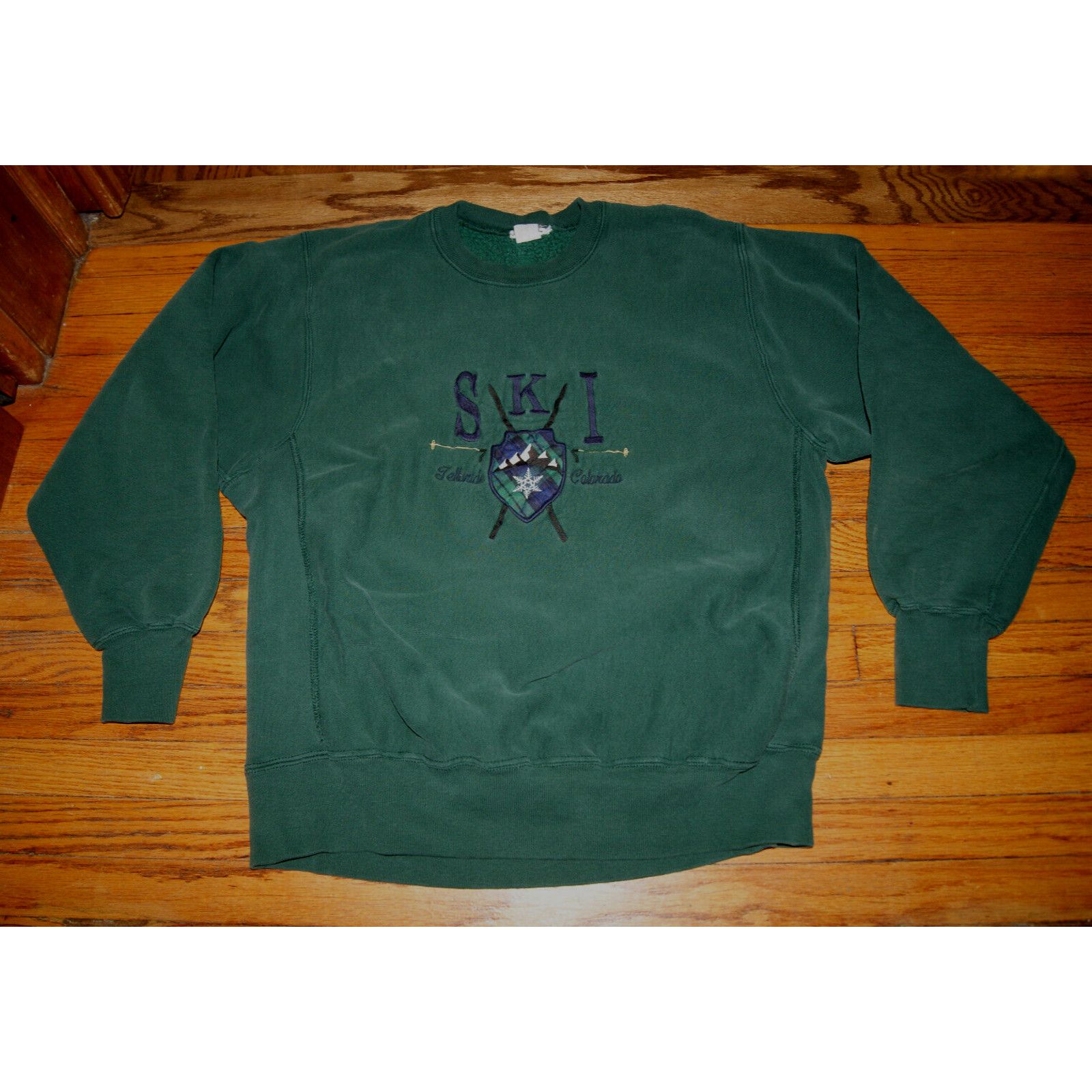 Other Vtg TELLURIDE COLORADO Ski Sweatshirt Embroidered 90s XL USA Size US XL / EU 56 / 4 - 2 Thumbnail