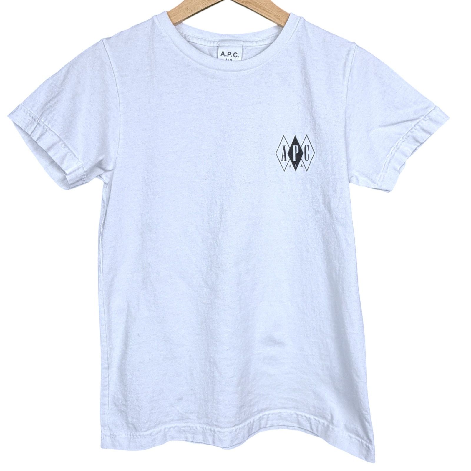 A.P.C. A.P.C. Women's XS White 100% Cotton T-Shirt Streetwear EUC Size XS / US 0-2 / IT 36-38 - 8 Thumbnail