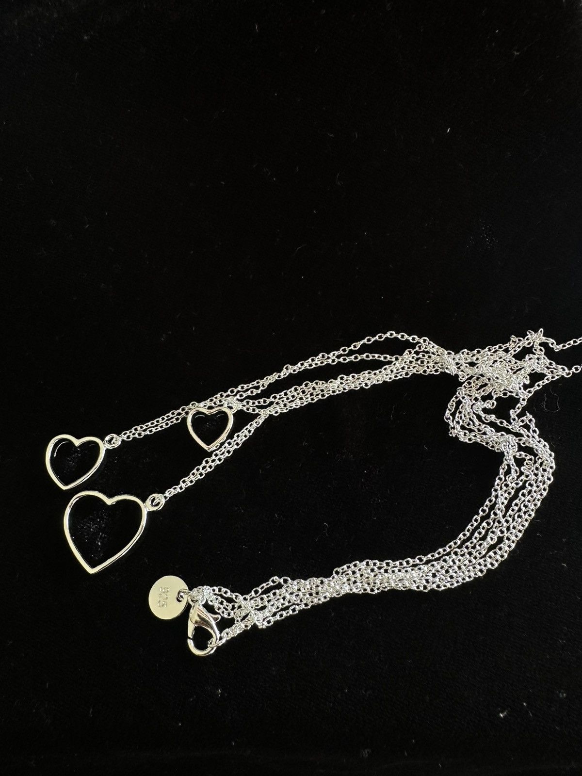 Other 925 STERLING SILVER BRACELET, NECKLACE, EARRING Size ONE SIZE - 2 Thumbnail