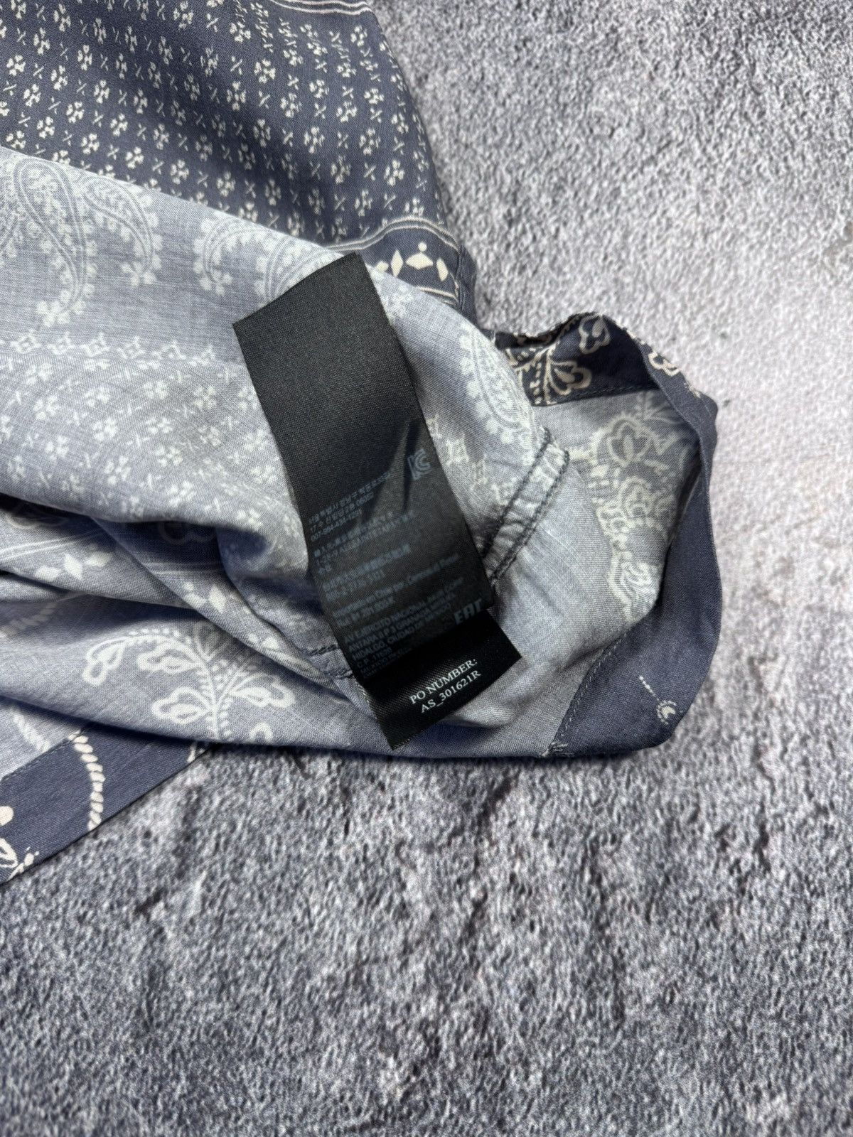 Allsaints AllSaints "Cherito" Bandana Print Shirt — Premium Viscose Size US L / EU 52-54 / 3 - 6 Thumbnail