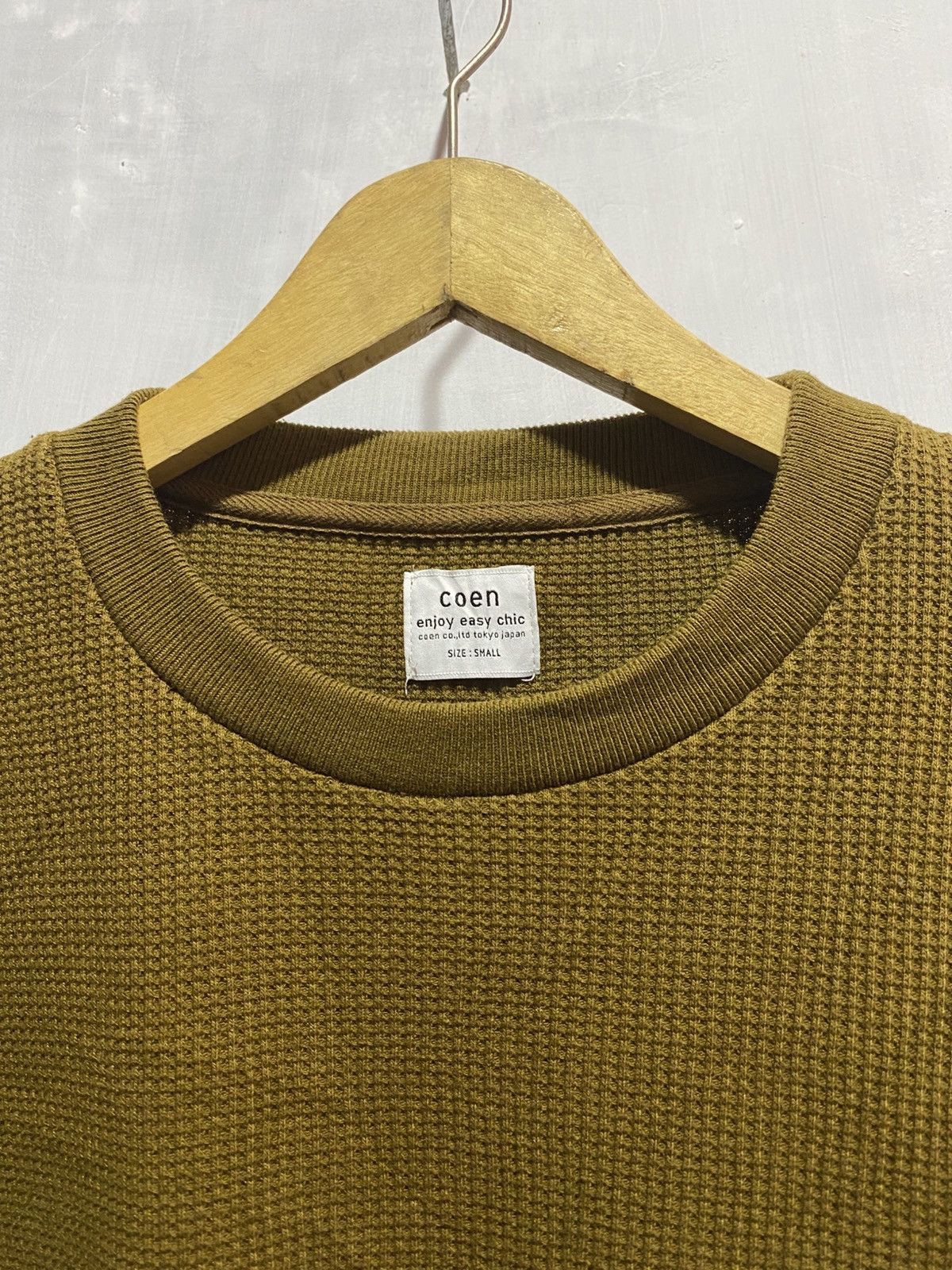 Japanese Brand Coen co.ltd tokyo japan heavy waffle tshirt Size US M / EU 48-50 / 2 - 3 Thumbnail