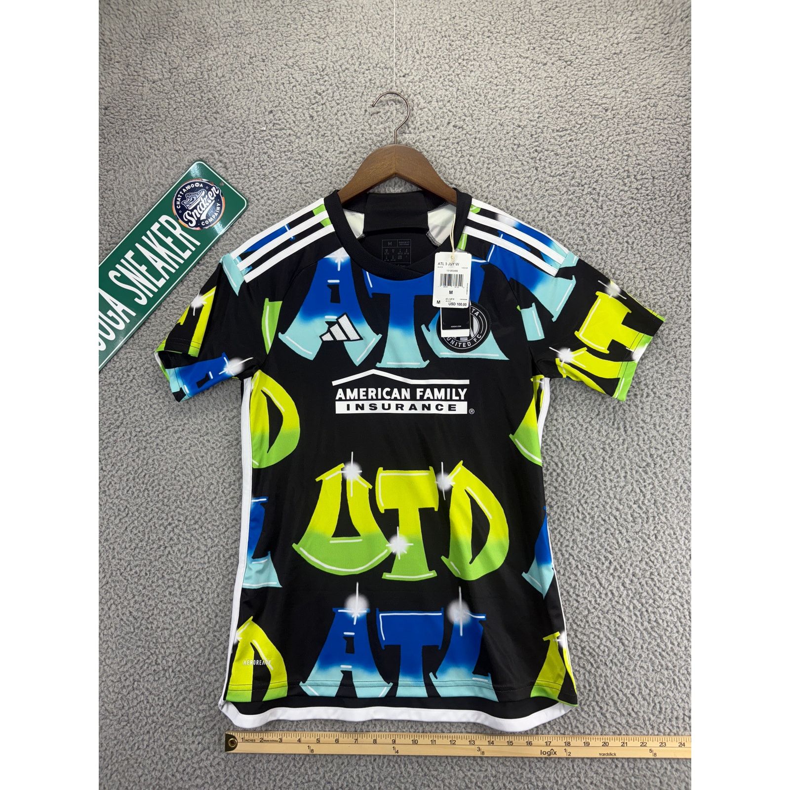 Adidas Adidas Atlanta United FC 23/24 Third Soccer Jersey Mens M Size US M / EU 48-50 / 2 - 7 Thumbnail