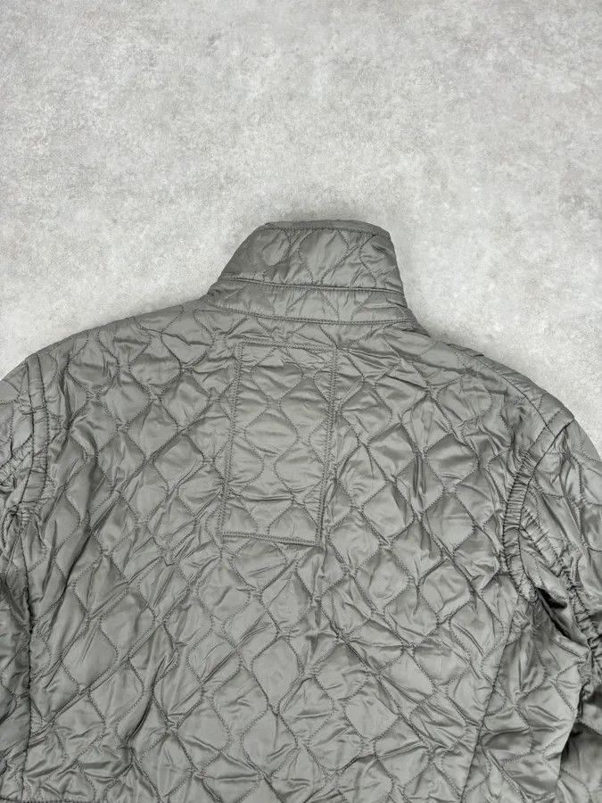 Prada 2000s Prada Khaki Nylon Quilted Puffer Jacket Size M / US 6-8 / IT 42-44 - 6 Thumbnail