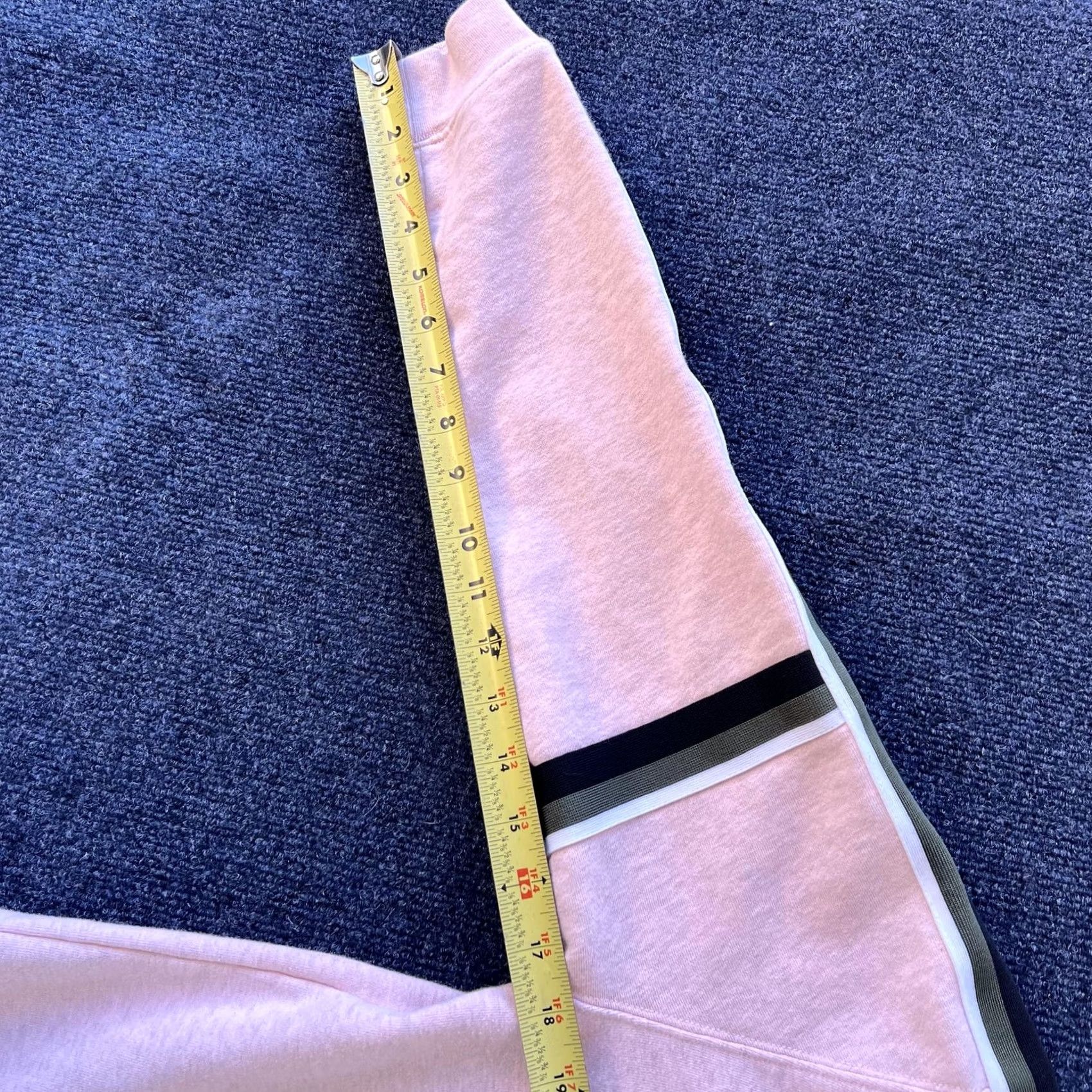Sanctuary VINTAGE? (No) Sanctuary Sweatshirt Womens XS Pink Crewneck Stripe Sleeve Athleisure Pullover Size XS / US 0-2 / IT 36-38 - 6 Thumbnail