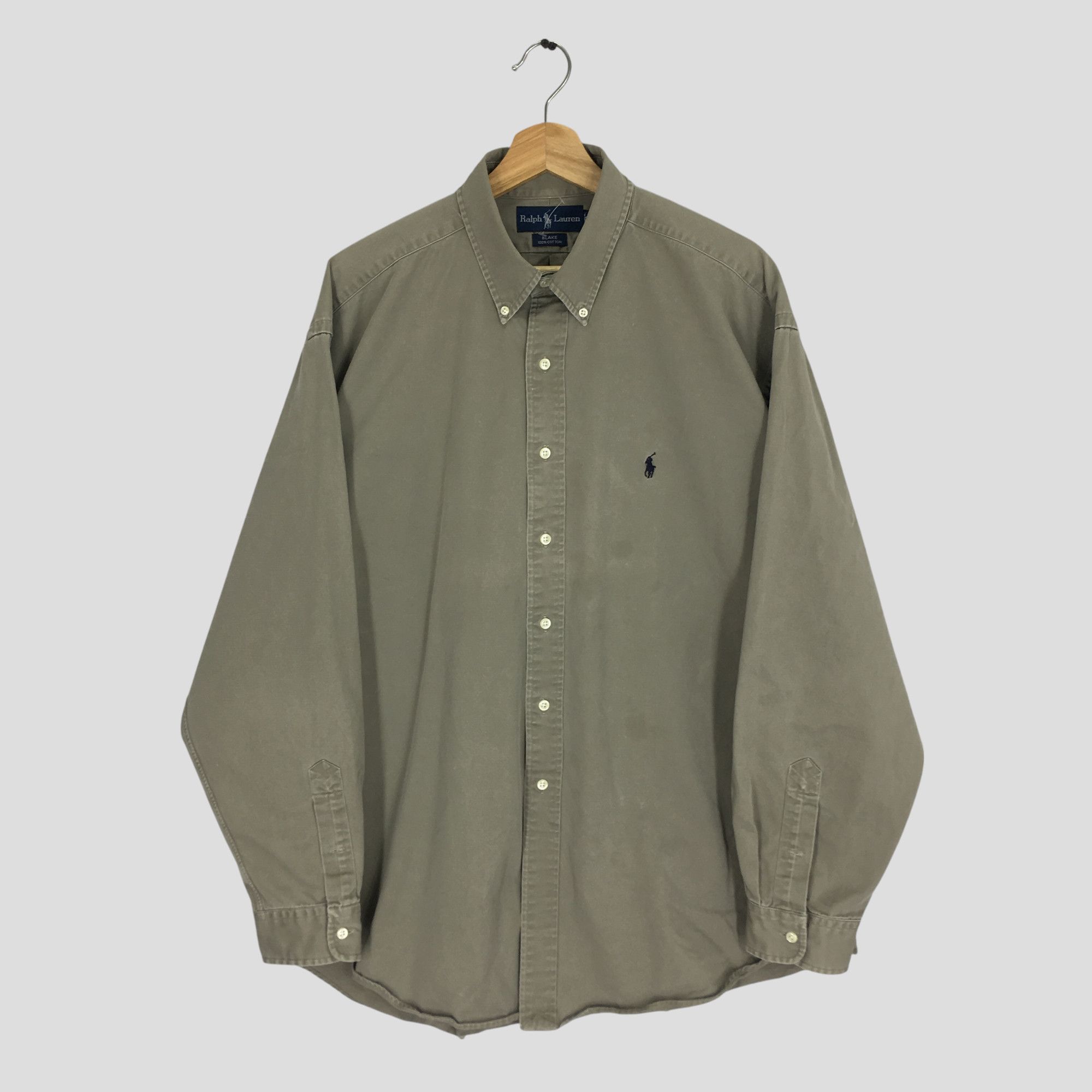 Ralph Lauren Vintage Polo Ralph Lauren Polo Pony RL Button Shirt Size US XL / EU 56 / 4 - 1 Thumbnail