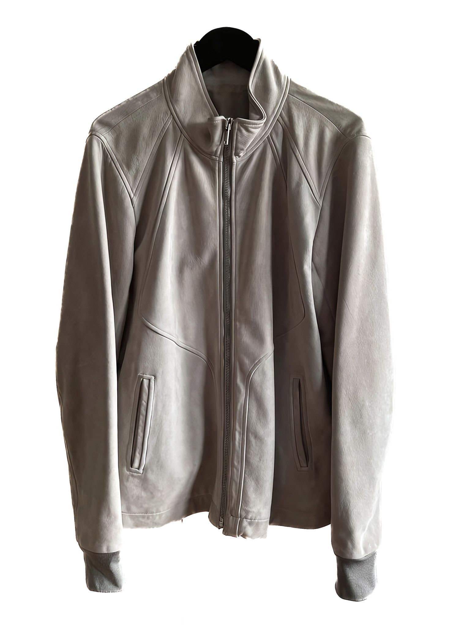 ゆ*た様 Intersia leather jacket INTARSIA LEATHER JACKET