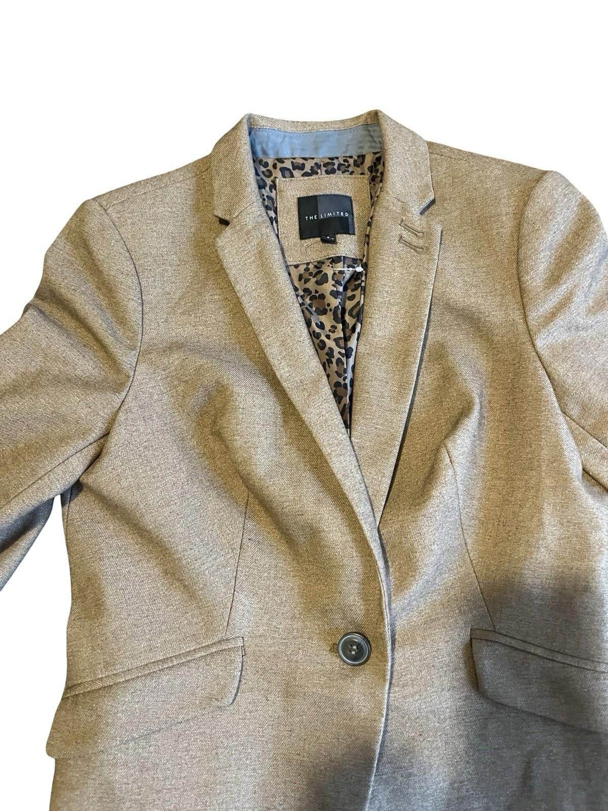 Other THE LIMITED Tan Blazer (S) Single Button Size S / US 4 / IT 40 - 3 Thumbnail