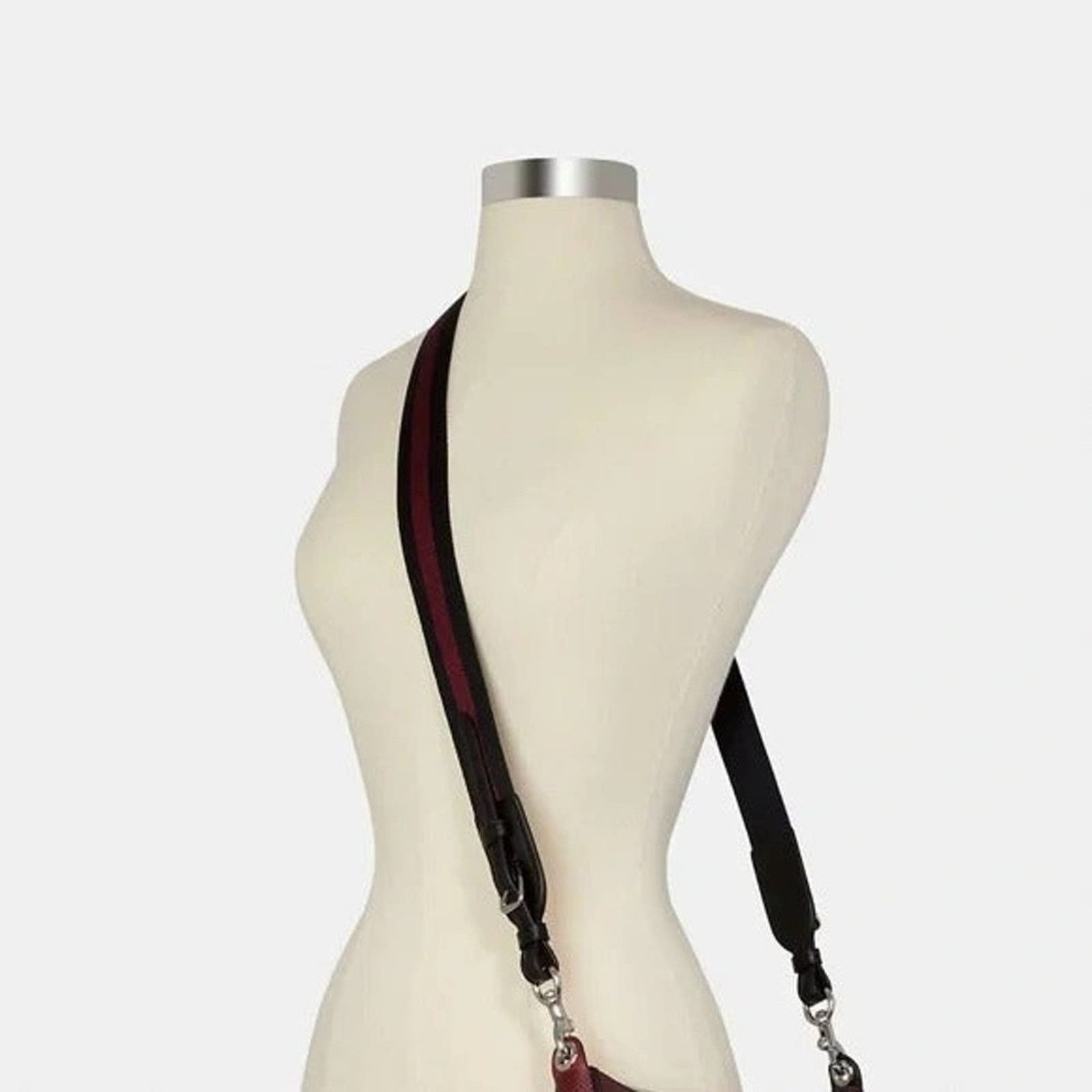 Coach COACH C6818 Jes Baguette With Buffalo Plaid Print Black red Size ONE SIZE - 2 Thumbnail