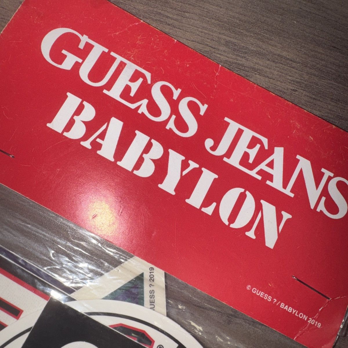 Babylon Babylon x guess jeans collab sticker pack Size ONE SIZE - 5 Thumbnail
