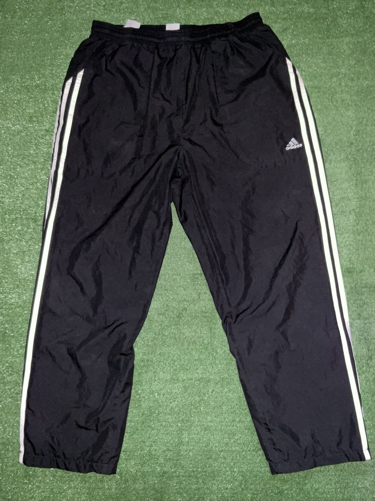 Adidas Back adidas track pants with zip flairs on side Size US 31 - 1 Thumbnail