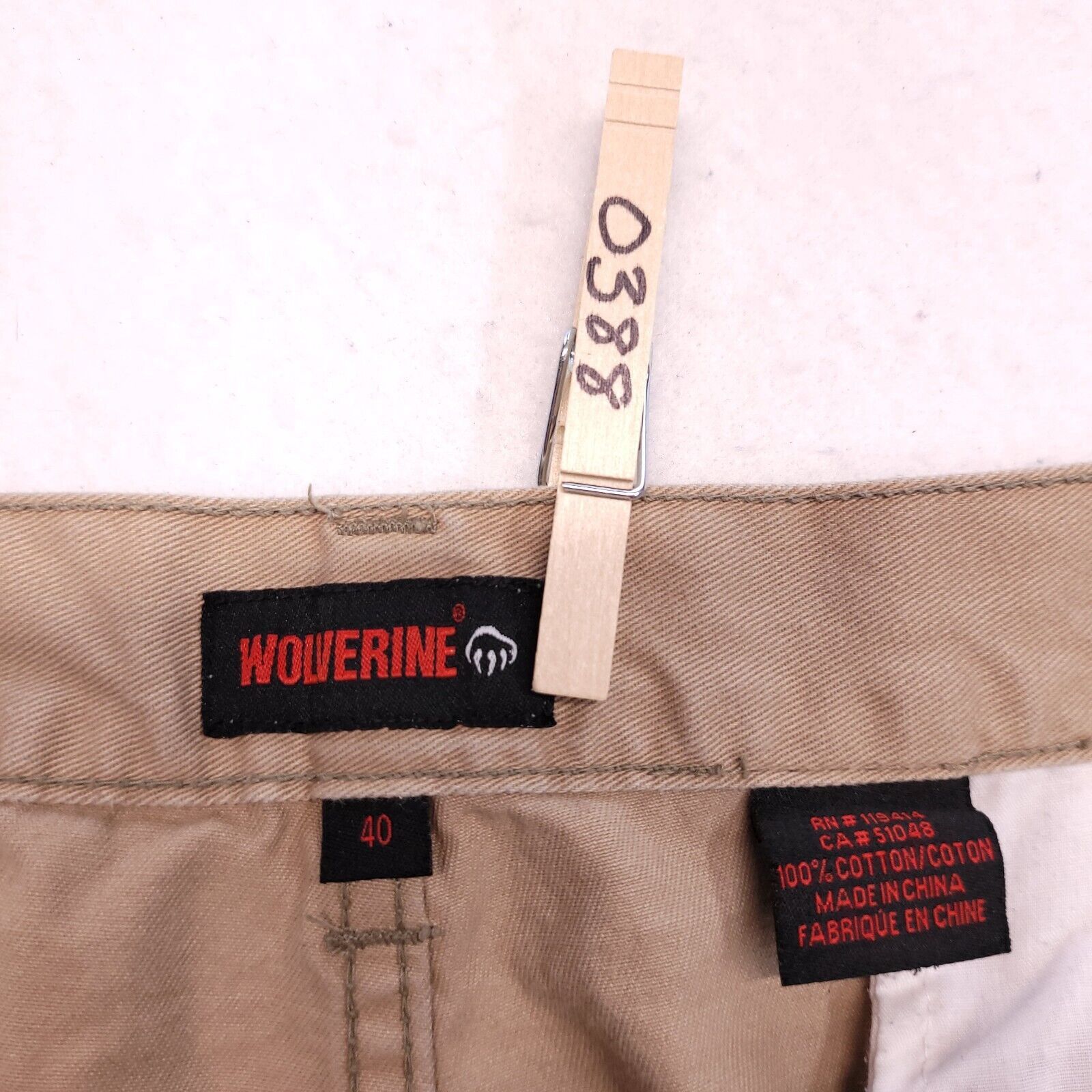 Wolverine Wolverine Medium Wash Button Cargo Shorts Mens Size 40 Beige Size US 40 / EU 56 - 4 Thumbnail