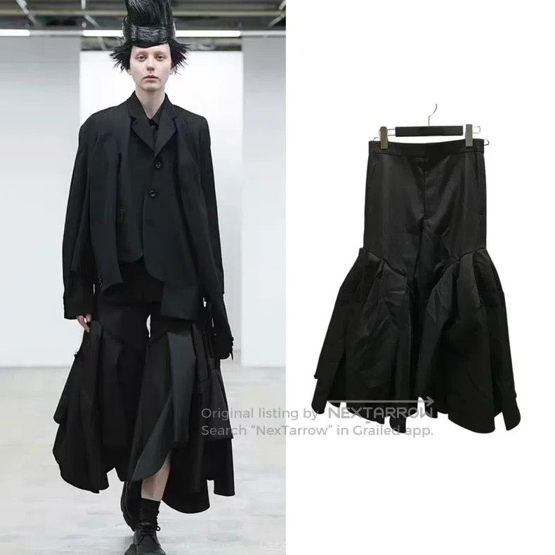 Comme des Garcons Comme des Garcons size XS Main line flared pants with lace Size 23" - 1 Thumbnail