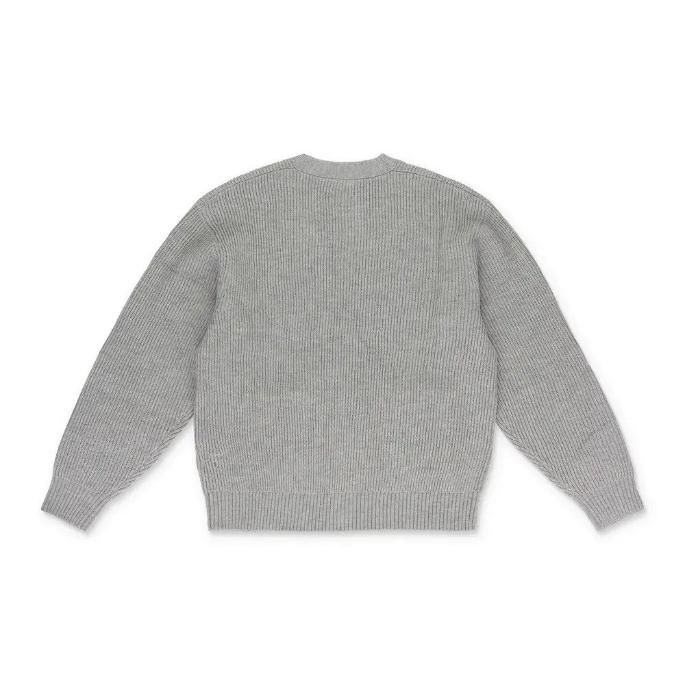 Aime Leon Dore o1mle0925 Waffle Knit Cardigan in Gray Size US XL / EU 56 / 4 - 2 Thumbnail