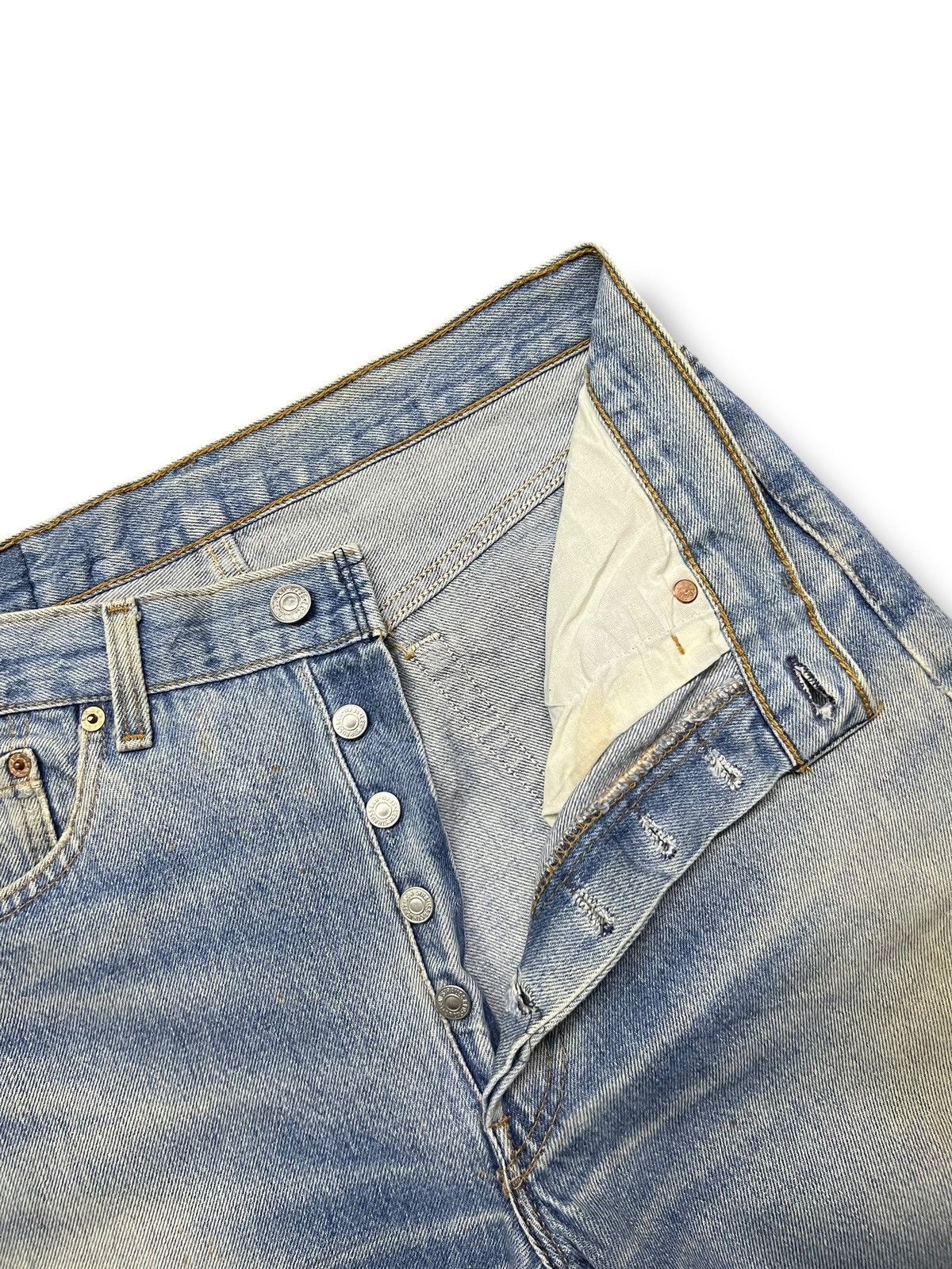 Levi's Vintage 90s Levi’s 502 Usa - Faded, Distressed Denim Size US 31 - 9 Thumbnail
