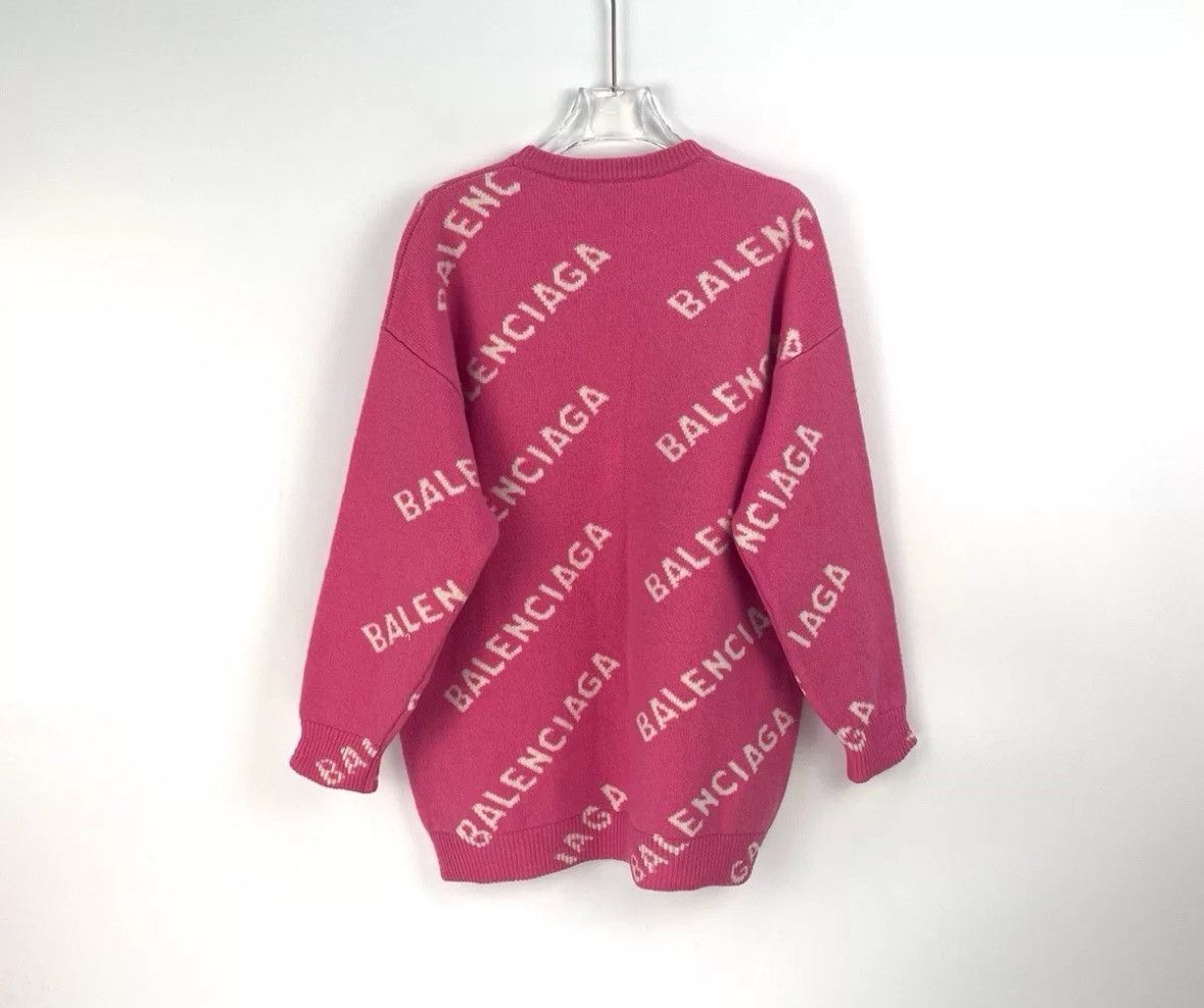 Balenciaga Balenciaga pink stretch knit cardigan sweater 2412-Nextarrow Size US S / EU 44-46 / 1 - 4 Thumbnail